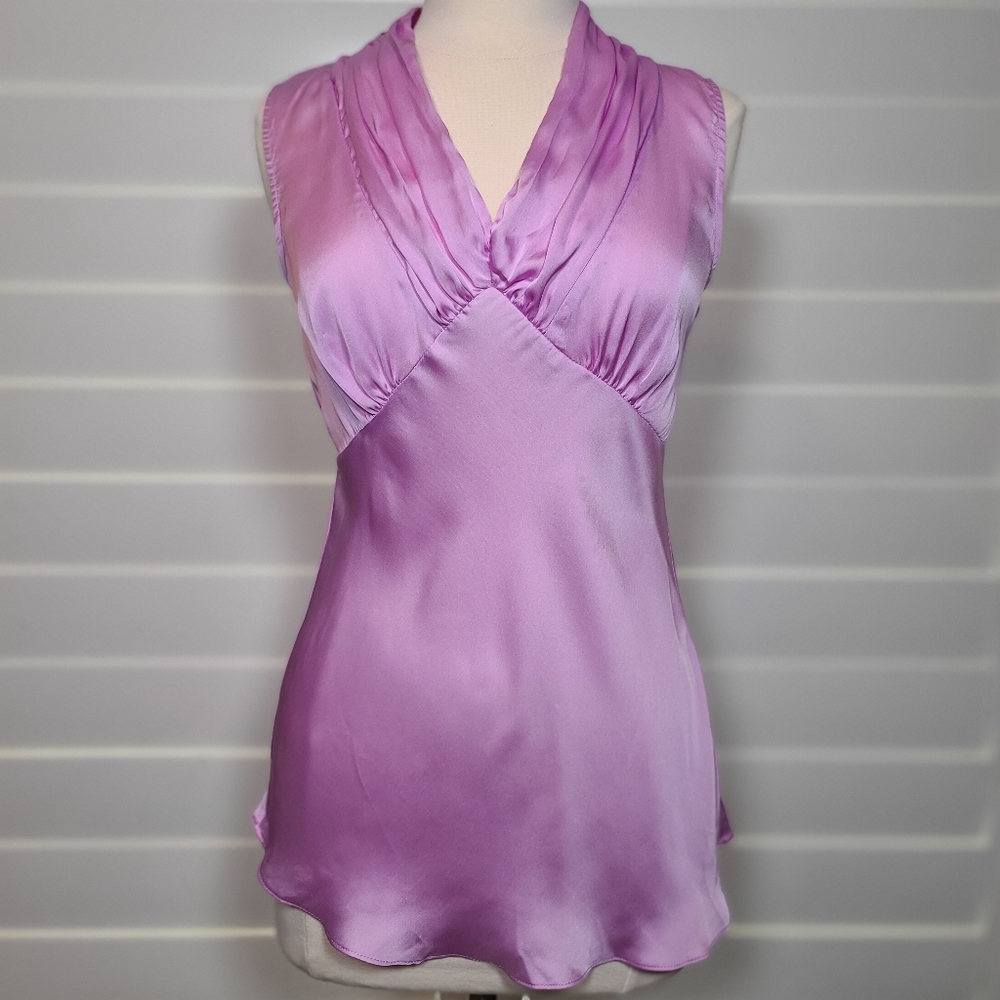 Will Smith Sleeveless Pink Blouse